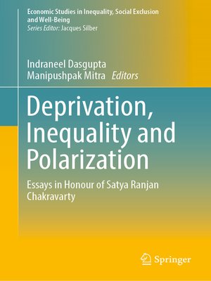 cover image of Deprivation, Inequality and Polarization